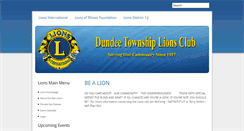 Desktop Screenshot of dundeelions.org